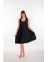 Midi Dress Sleeveless Rima 3501-25 BLACK